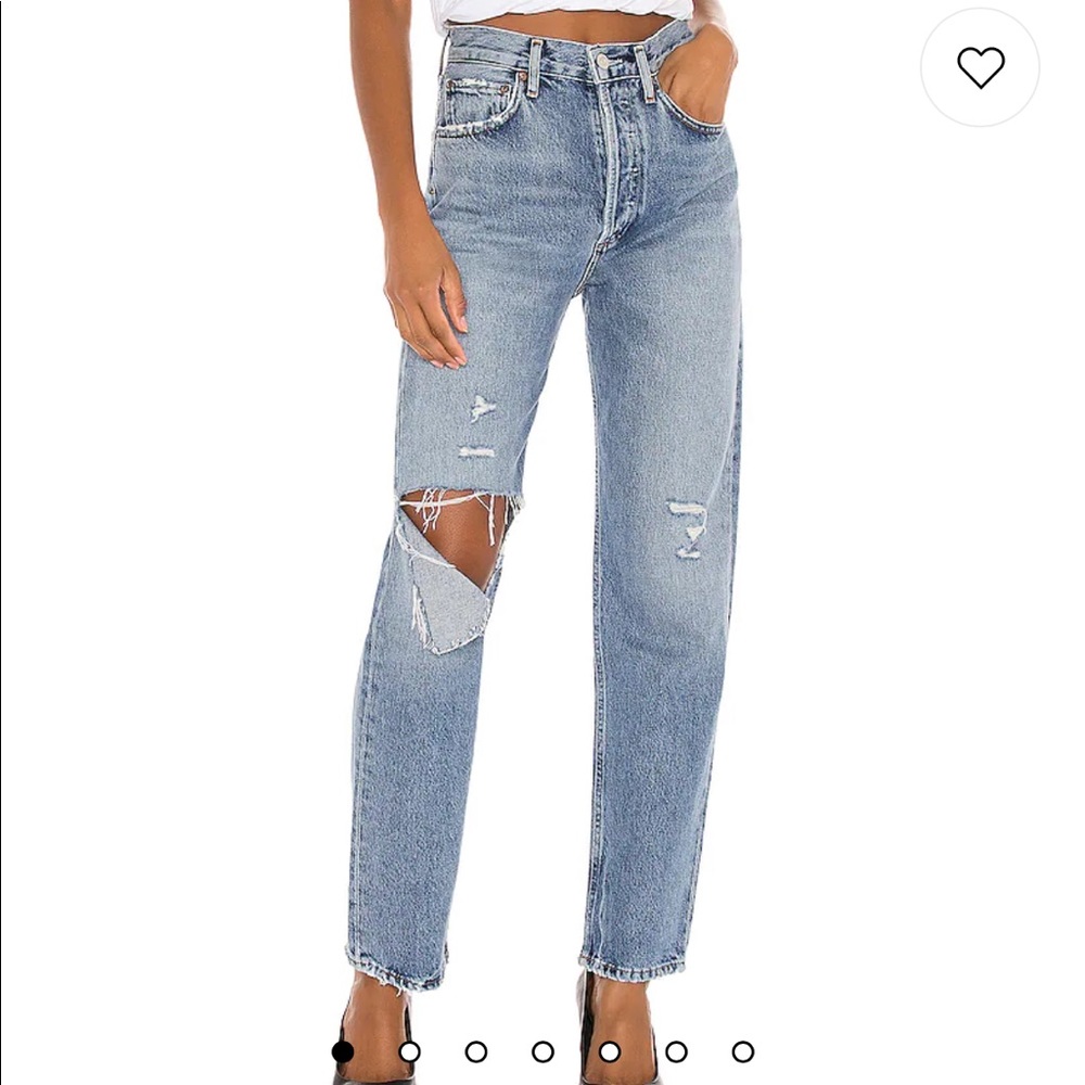 Agolde 90's Pinch Waist jeans in Lineup